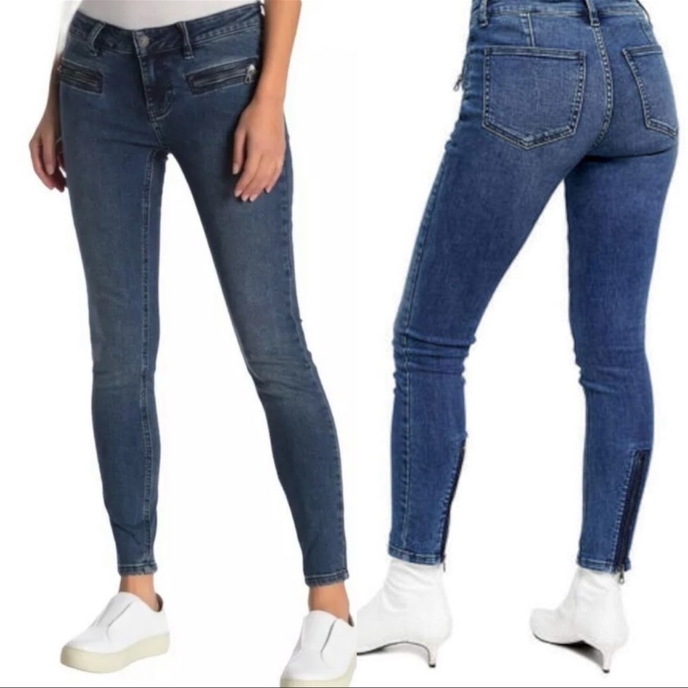 We The Free Free People Skinny Zipper Jeans